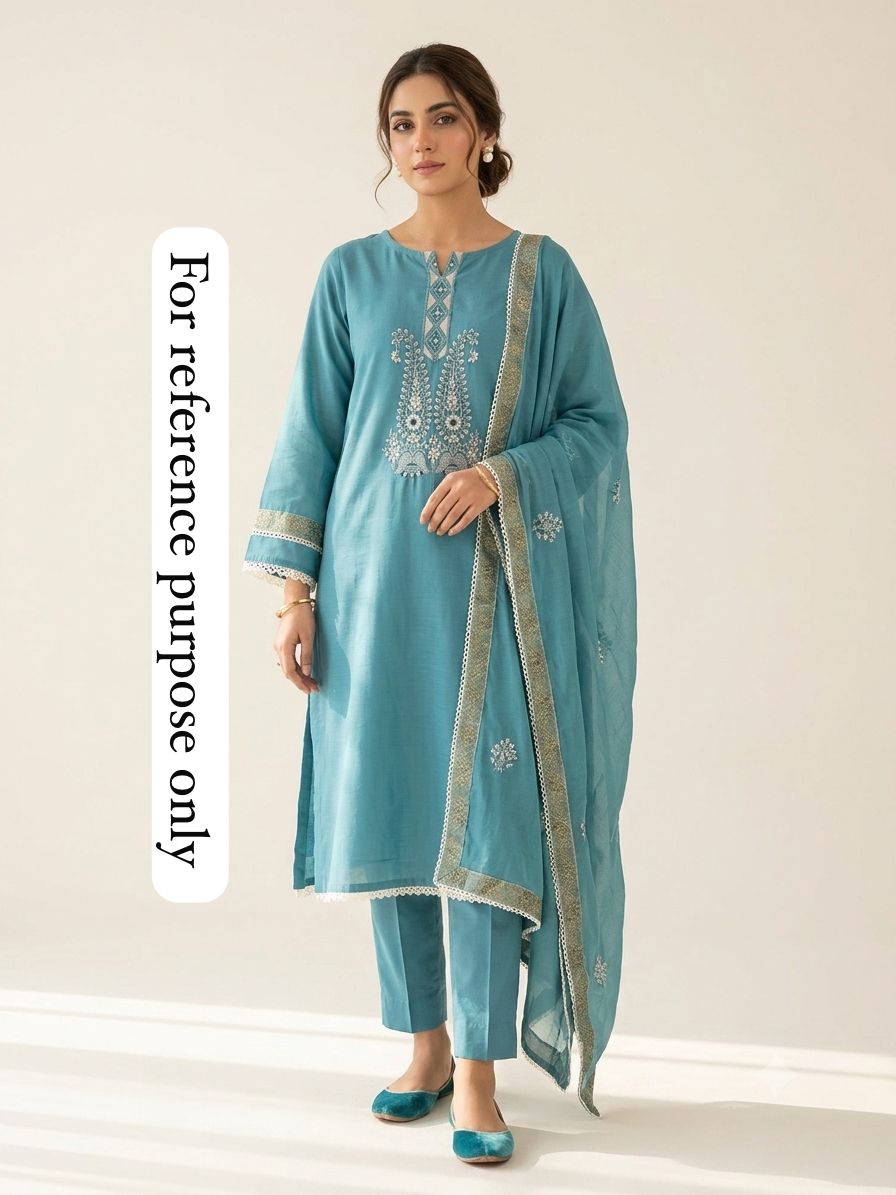 Mul chanderi unstitched ladies suit Rc18953