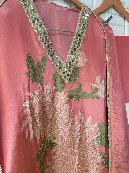 Shimmer silk unstitched ladies suit Rc17672 (a)