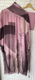 Satin Crepe Unstitched Ladies Suit RC-17782