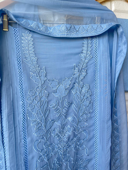 Organza unstitched ladies suit Rc17831 (b)