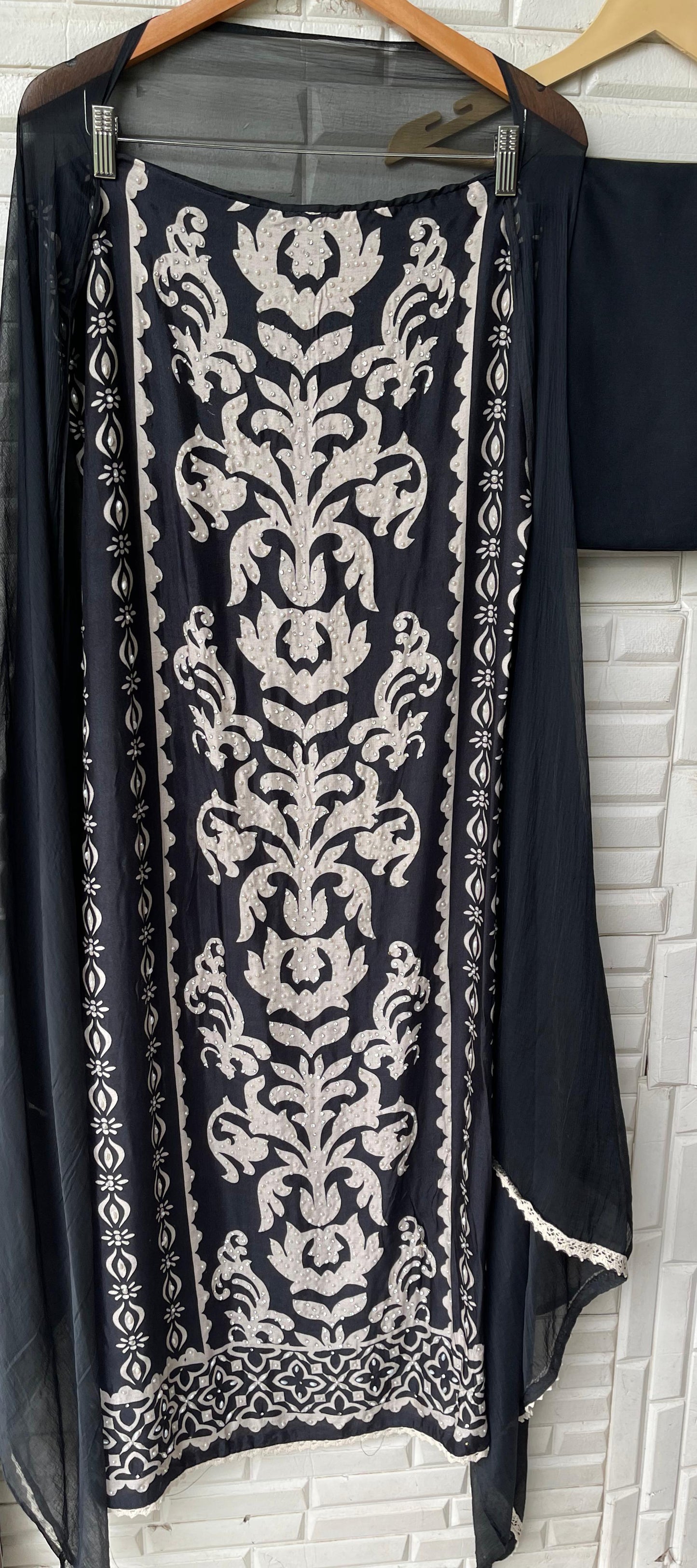 Muslin unstitched ladies suit Rc17477