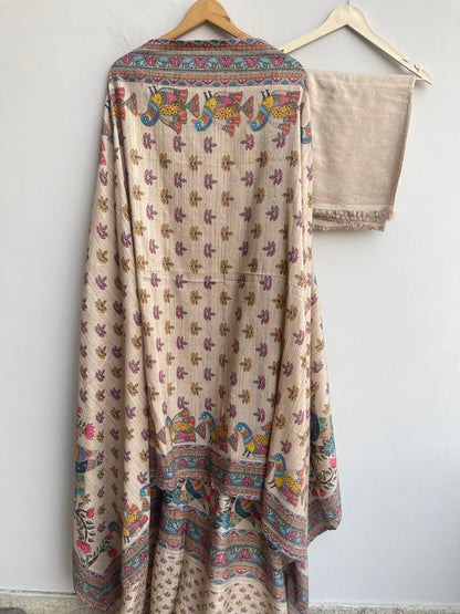 Pure khadi linen unstitched ladies suit Rc18491 (a)