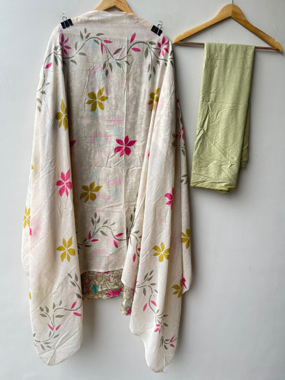 Designer Cotton Printed 3 Pcs Suit Set