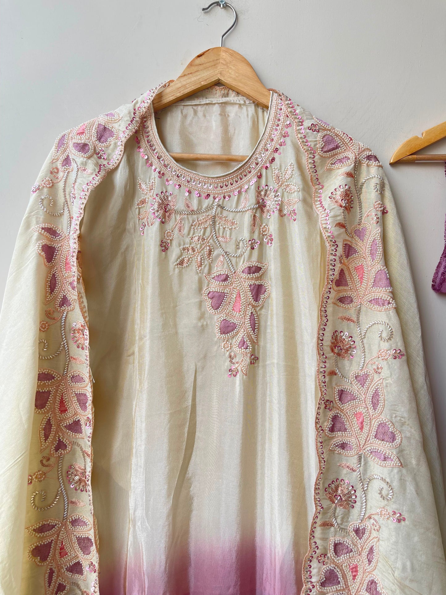 Shimmer silk shaded ladies unstitched suit Rc18991 (b)