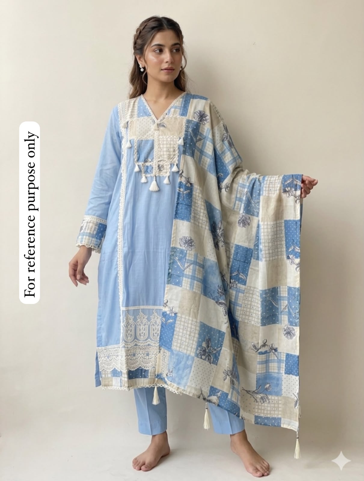 Mul chanderi unstitched ladies suit Rc18988