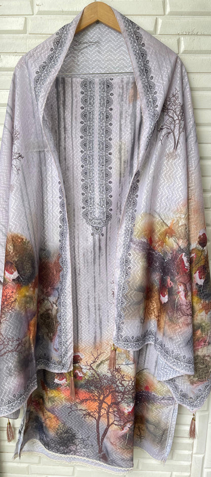 Cotton unstitched ladies suit Rc17343