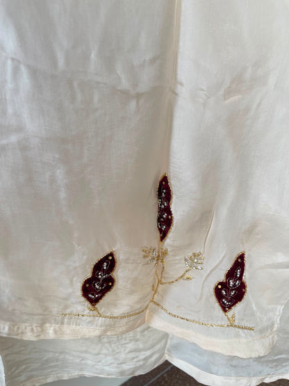 Organza fabric unstitched ladies suit Rc19115