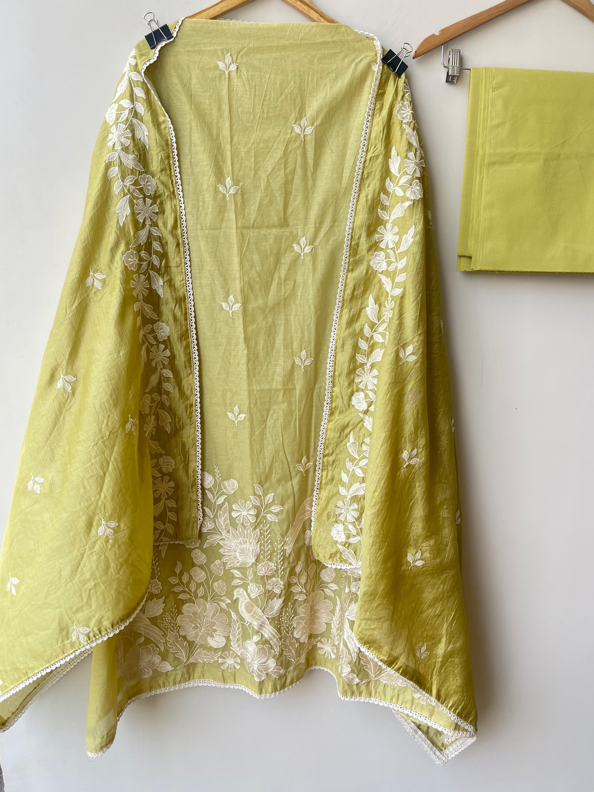 Mul Chanderi Unstitched Ladies Suit RC-18892 – view 8