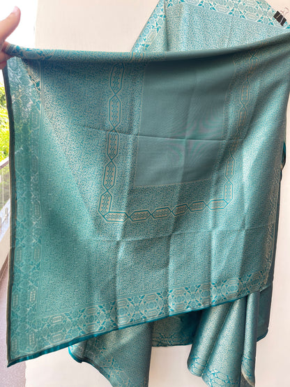Shimmer Giraffe Silk woven unstitched suit set