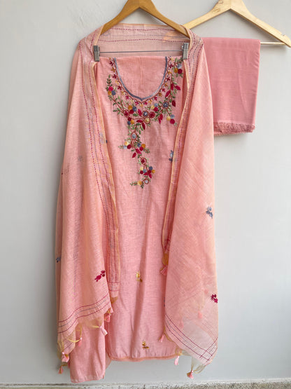 Khaadi mul chanderi ladies unstitched suit Rc18526 (a)