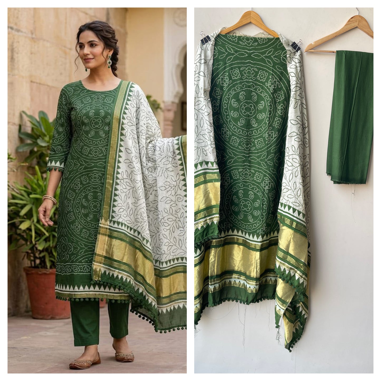 Mul cotton printed unstitched ladies suit Rc19315 (a)