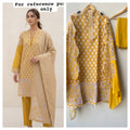 Shimmer linen printed ladies unstitched suit Rc19111