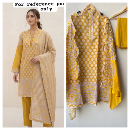 Shimmer linen printed ladies unstitched suit Rc19111