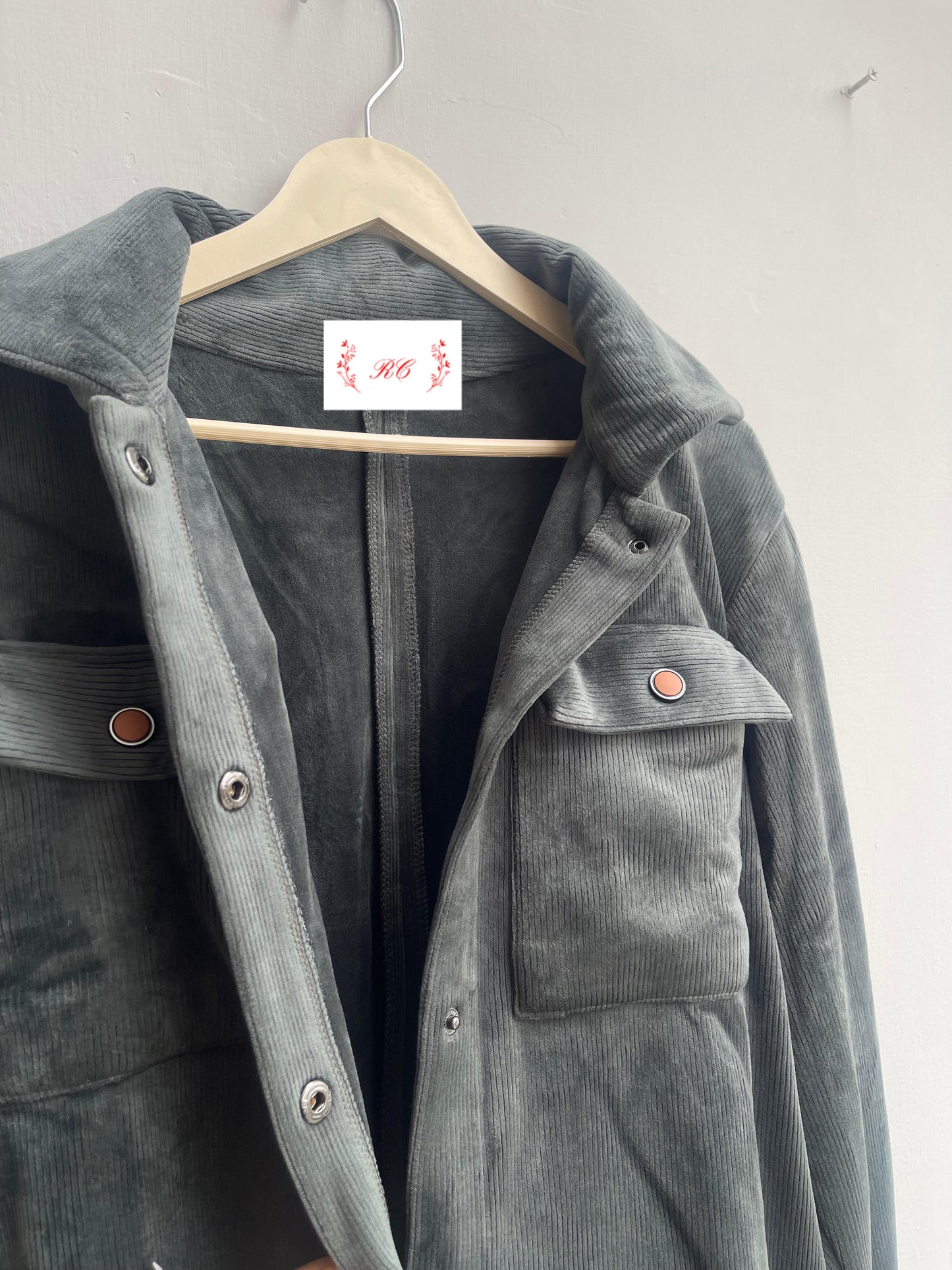 Velvet coudroy readymade winter ladies coord set Rc18149