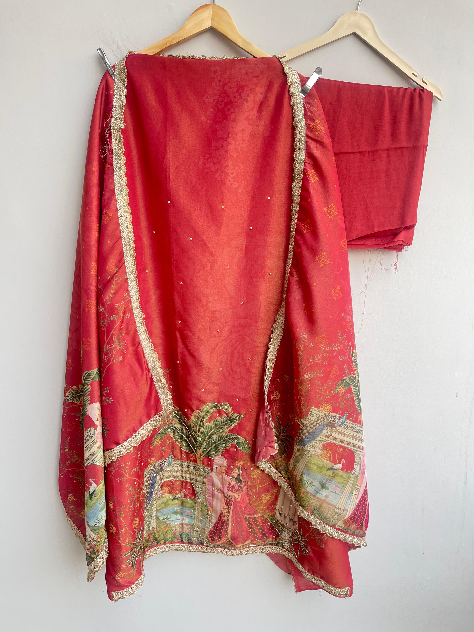 Shimmer Silk Unstitched Ladies Suit RC-17829