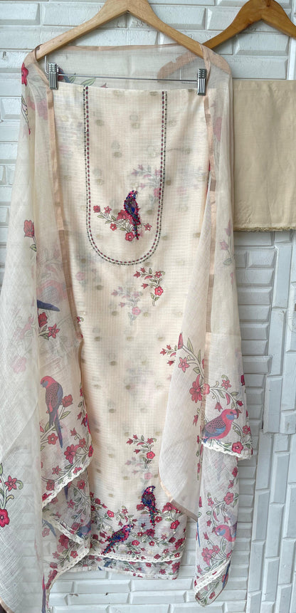 Kota doriya unstitched ladies suit Rc17402