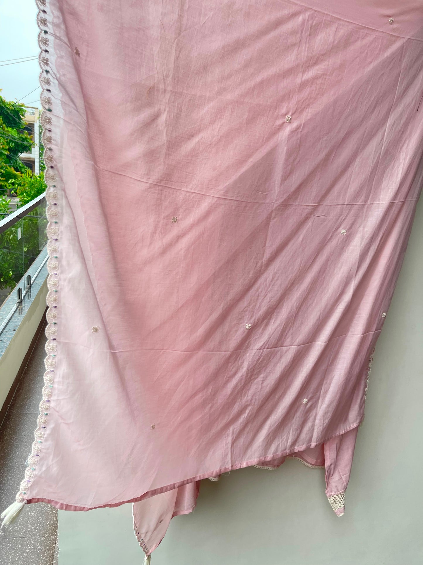 Mul chanderi unstitched ladies suit Rc19079