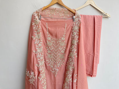 Pure mul chanderi unstitched ladies suit Rc18503 (a)