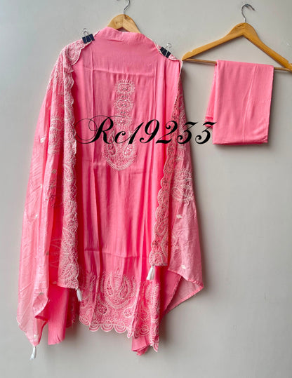 Mul chanderi unstitched ladies suit Rc19233 (b)