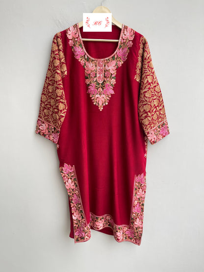 Kashmiri pheron readymade ladies kurta Rc18178