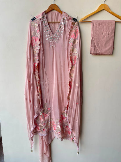 Glass organza unstitched ladies suit Rc19278 (a)