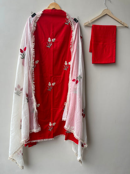 Mul cotton unstitched ladies suit Rc18967