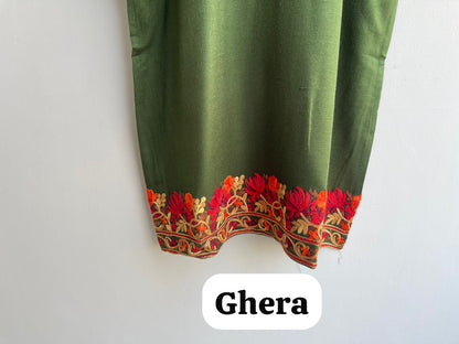 Kashmiri pheron readymade ladies winter kurta Rc18155