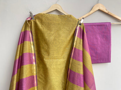 Chanderi silk unstitched ladies suit Rc17994 (b)