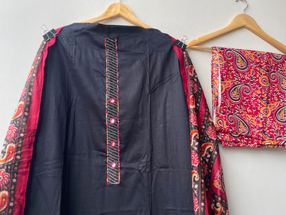 Worli art inspired cotton ladies unstitched suit Rc19082 (b)