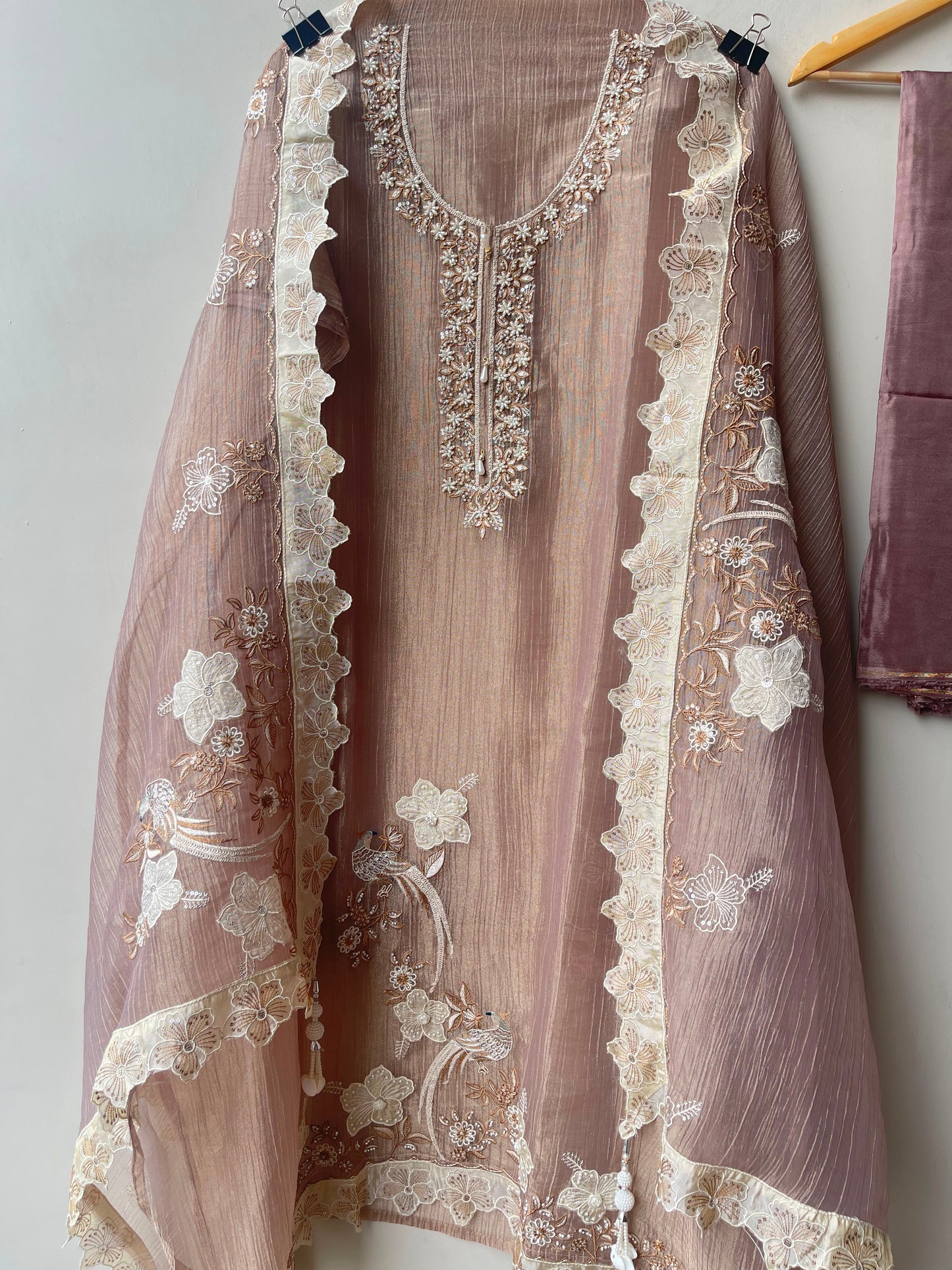 Pure shimmer tissue ladies unstitched suit Rc19192 (b)