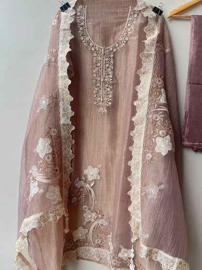 Pure shimmer tissue ladies unstitched suit Rc19192 (b)