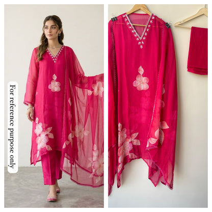 Burberry Printed Unstitched Ladies Suit RC-18887