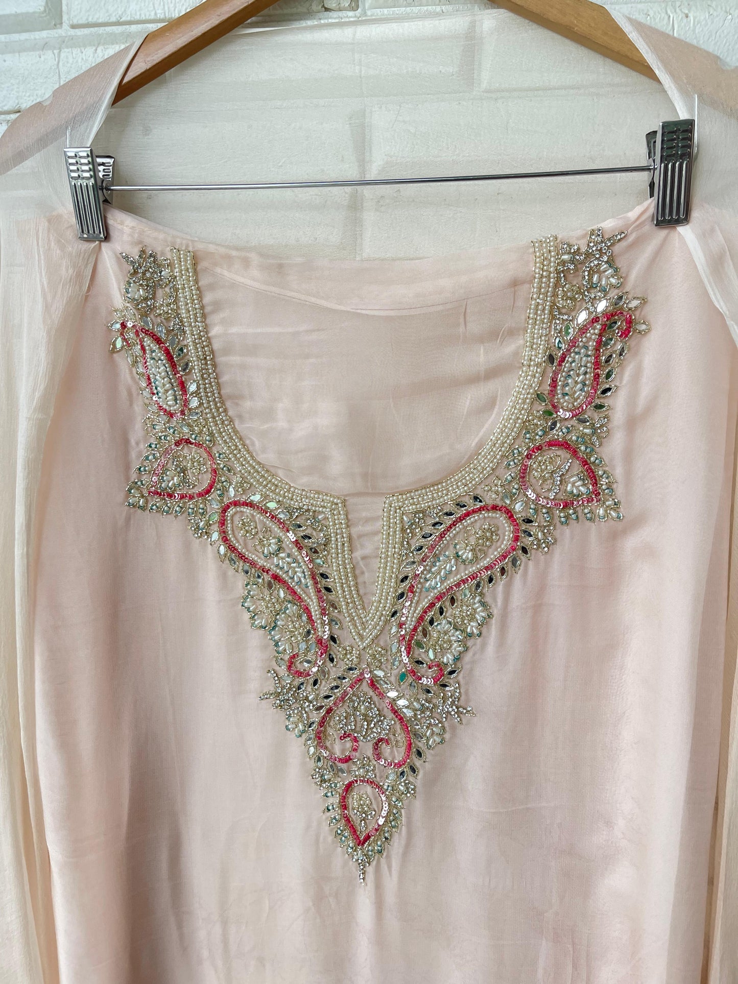 Organza unstitched ladies suit Rc17401