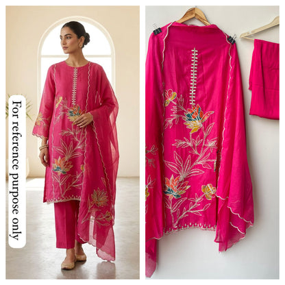 Mul chanderi unstitched ladies suit Rc18924 (b)