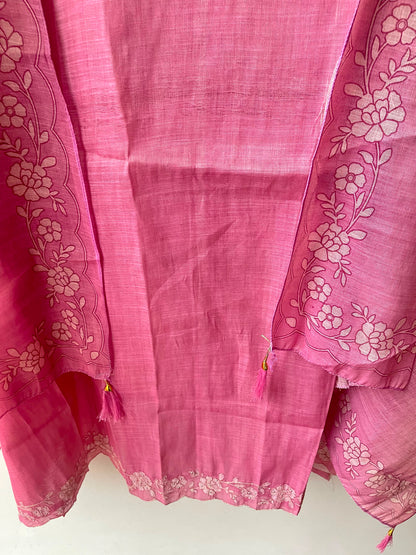 Shimmer self linen printed unstitched ladies suit Rc19221