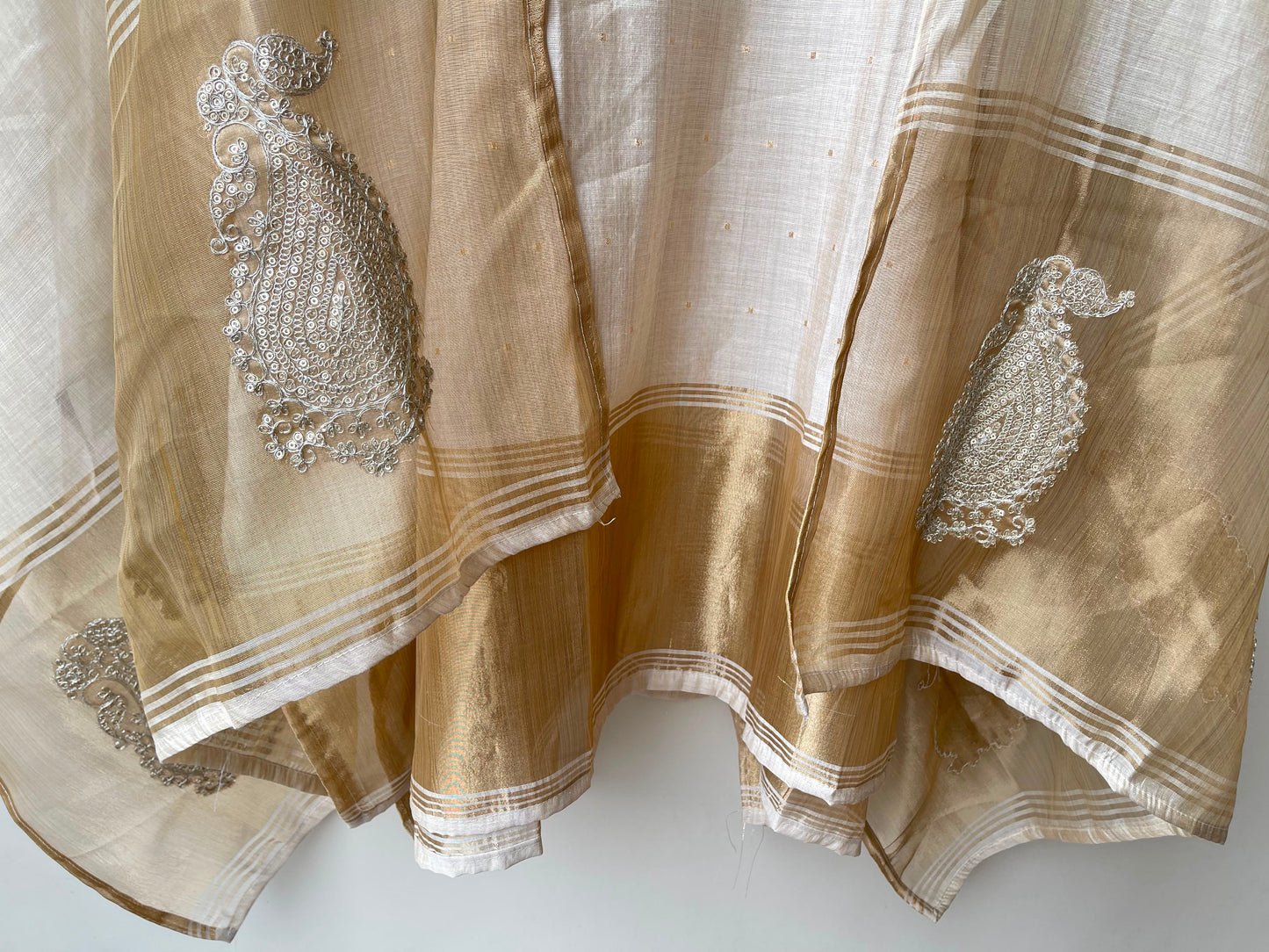 Banarasi mul linen unstitched ladies suit Rc18966