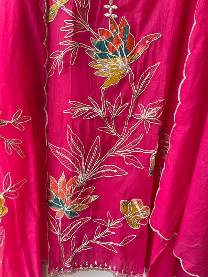 Mul chanderi unstitched ladies suit Rc18924 (b)