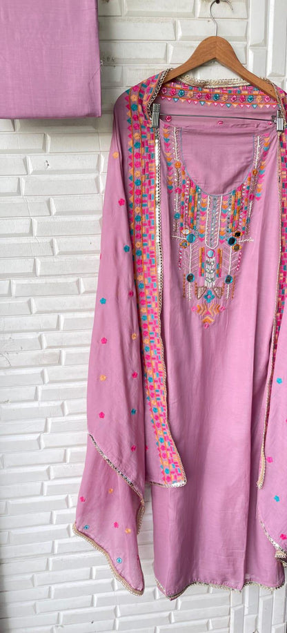 Mul cotton unstitched ladies suit Rc17140 (a)