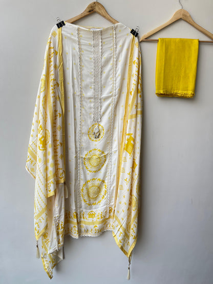 Muslin printed unstitched ladies suit Rc18942
