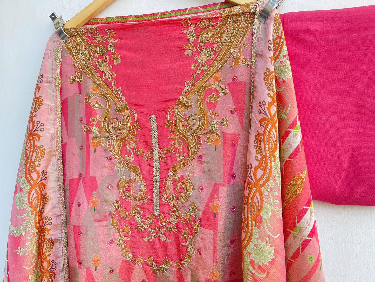 Shimmer silk unstitched ladies suit Rc17879 (a)