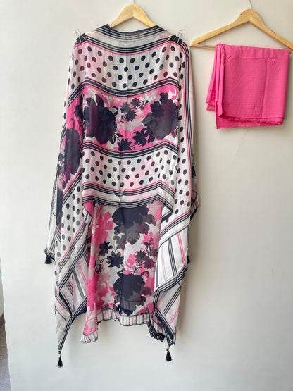 Organza Printed Unstitched Ladies Suit RC-18881(A) – view 4