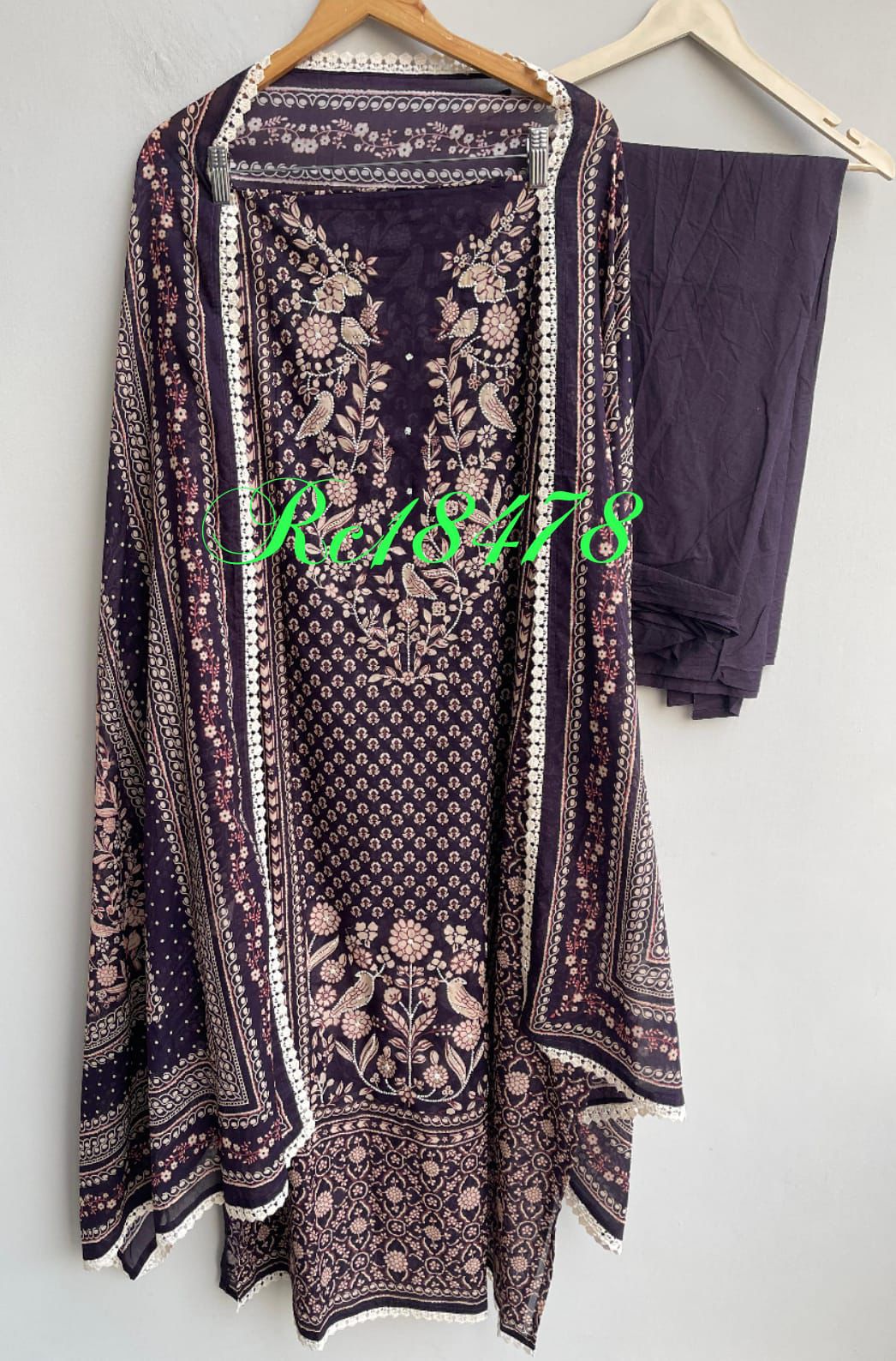 Cotton Printed Unstitched Ladies Suit RC-18478 (b) – view 3