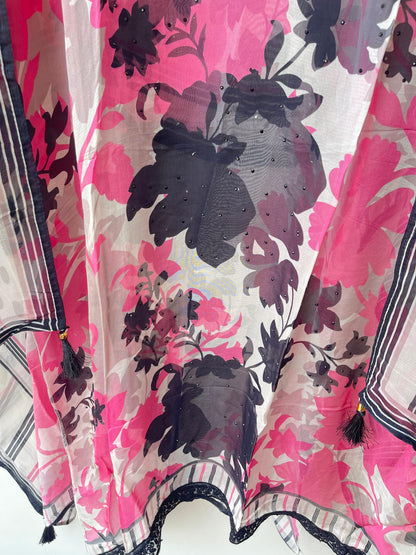 Organza Printed Unstitched Ladies Suit RC-18881(A) – view 7