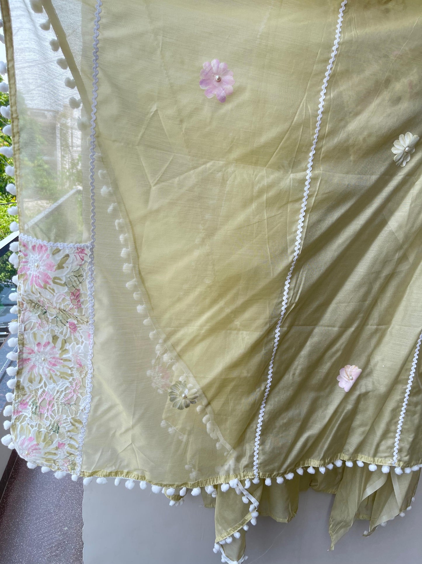 Mul chanderi unstitched ladies suit Rc18928 (b)