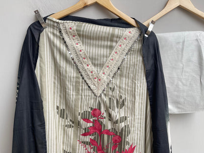 Cotton Printed Unstitched Ladies Suit RC-18330