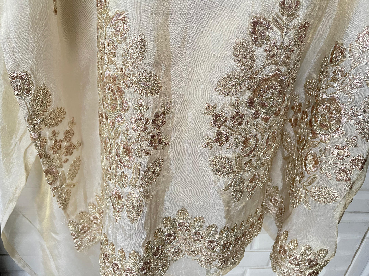 Shimmer silk unstitched ladies suit Rc17832