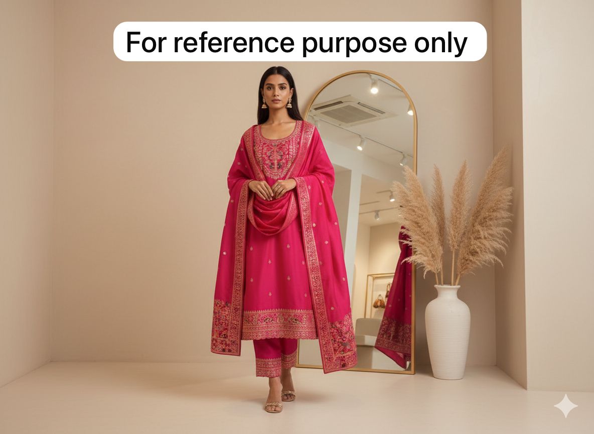 Banarasi silk unstitched ladies suit Rc18242 (a)