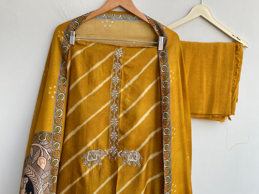 Pure silk printed unstitched ladies suit Rc18543 (b)