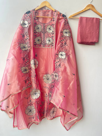 Shimmer silk unstitched ladies suit Rc19245 (b)