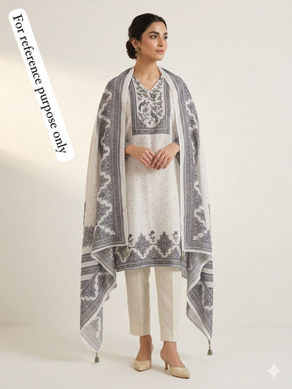 Fine Linen Printed Unstitched Ladies Suit RC-18766 (b) – view 2